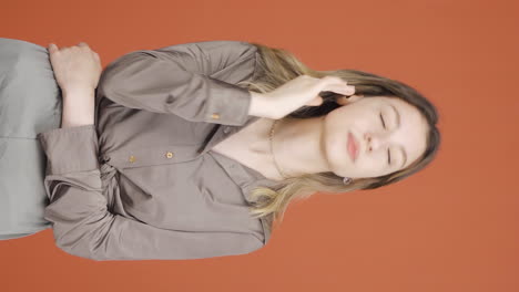 Vertical-video-of-Emotional-young-woman.